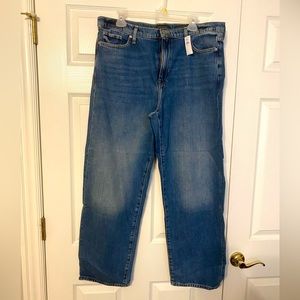 Banana Republic high rise barrel fit denim